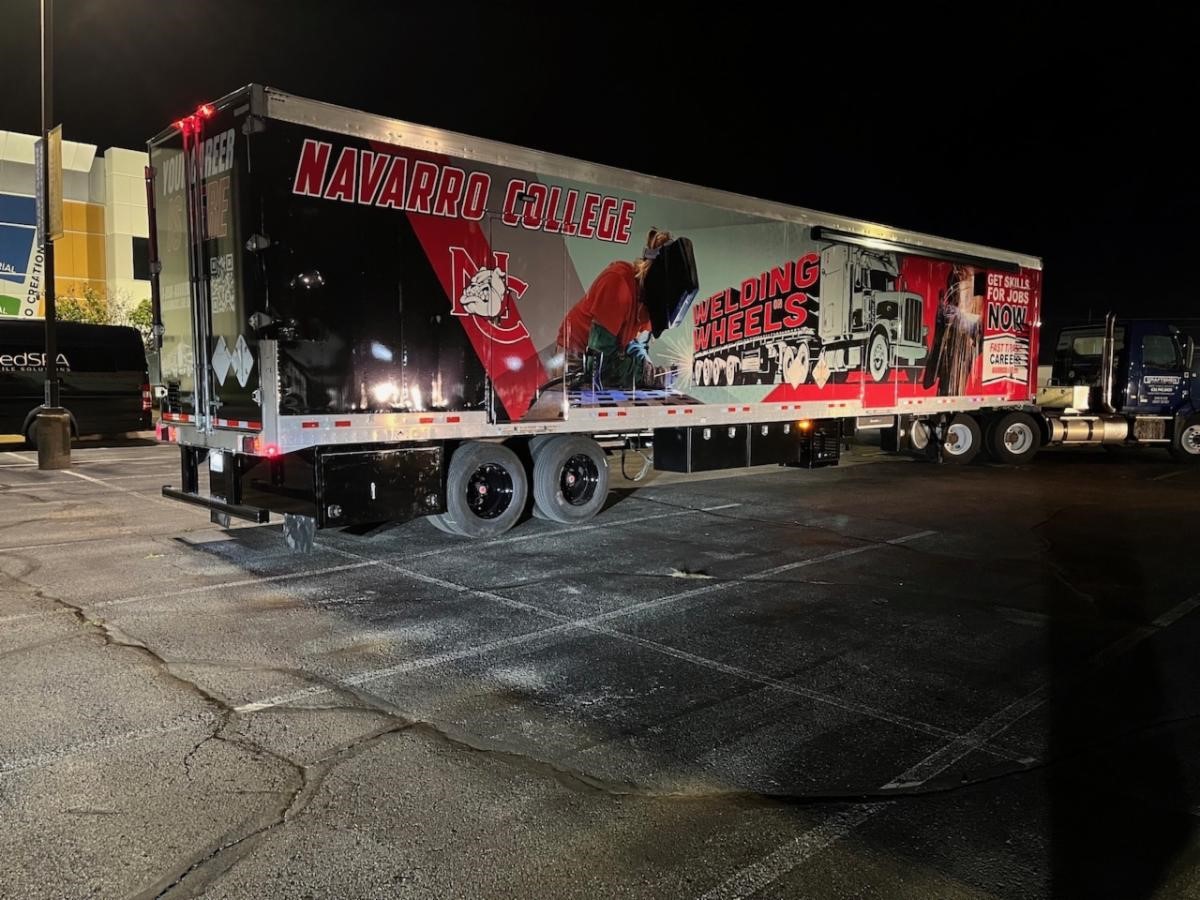 Welding on Wheels Trailer Wrap